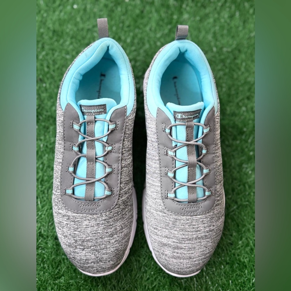 Champion Women’s Gray and Blue Athletic Sneakers Size 11